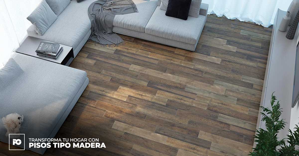 Transforma tu hogar con pisos tipo madera en plomería garcía
