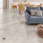 Piso ceramico color beige-60x120-brillante-interior-marmol gro-lamosa-ok | Plomería García
