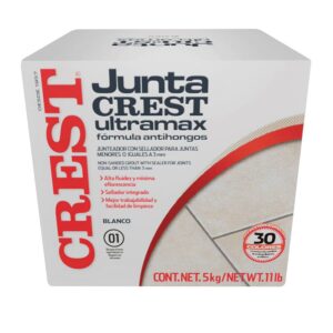Adhesivo Juntacrest Ultramax Blanco 5 kg