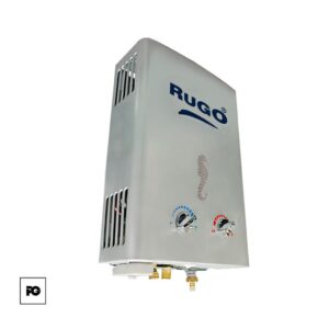 Boiler de paso instantaneo de gas natural, capacidad de 6 litros.
