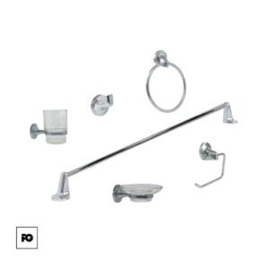 Juego de accesorios para baño, modelo JE-04C.