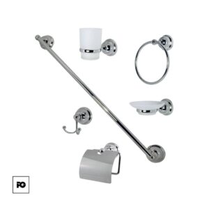 Juego de accesorios para baño, modelo JE-33C.