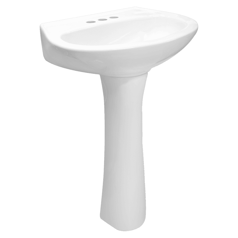 Lavabo y Pedestal Terra Blanco