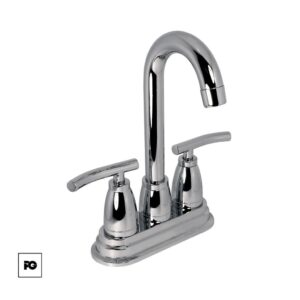 Mezcladora para lavabo con manerales tubulares, modelo 24-BT.
