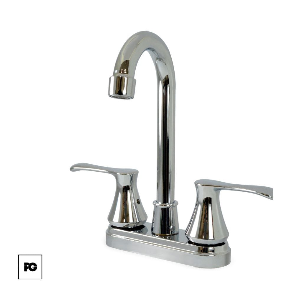 Mezcladora para lavabo de acero inoxidable, modelo 24-PA. - Imagen 2