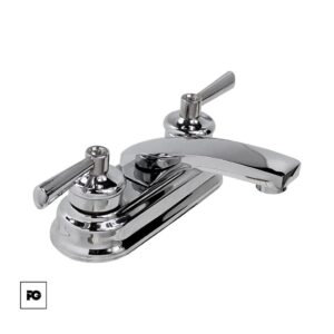 Mezcladora para lavabo con manerales de palanca, modelo 24-R.