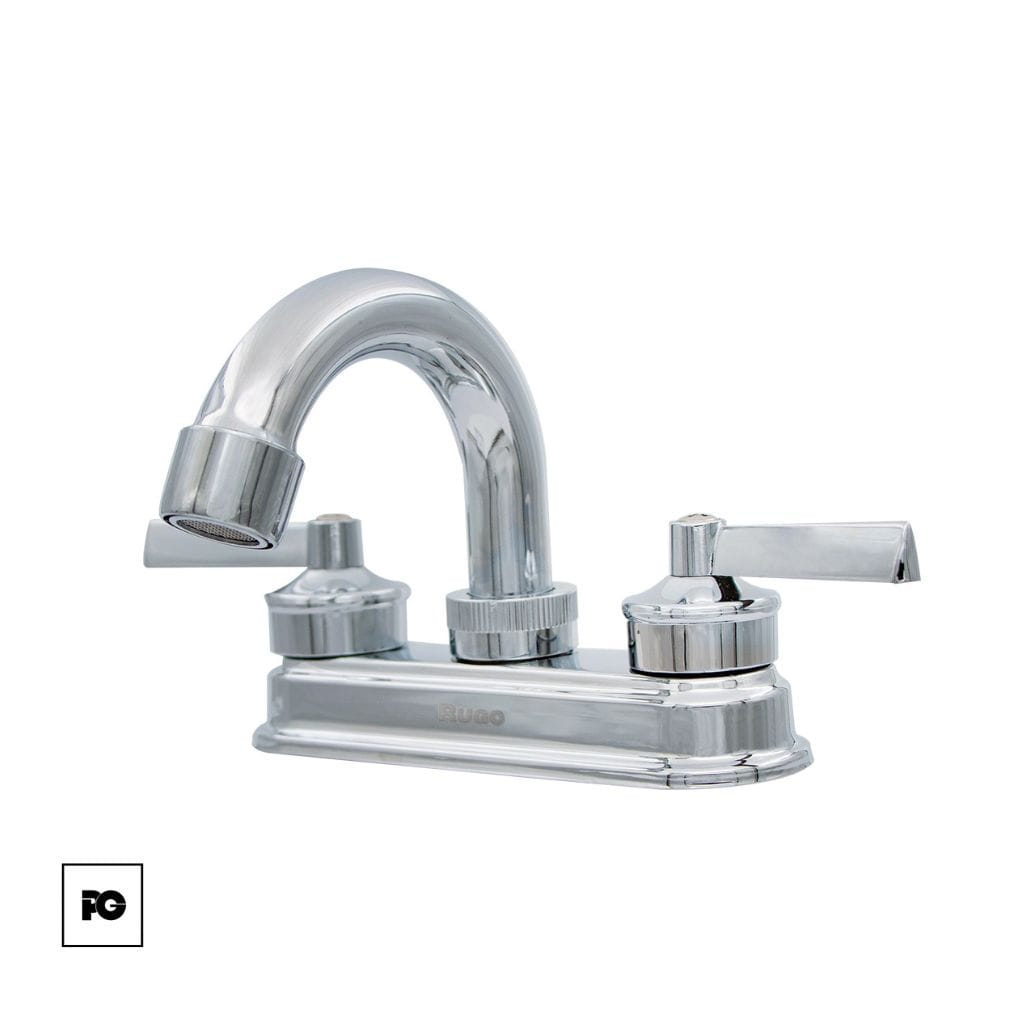 Mezcladora para lavabo con manerales de palanca, modelo 24-TP. - Imagen 2