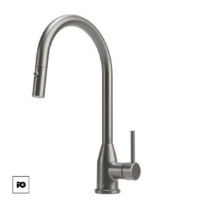 Monomando para fregadero Kampa Titanium.