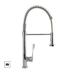 Monomando para cocina cromo, modelo 010-FM.