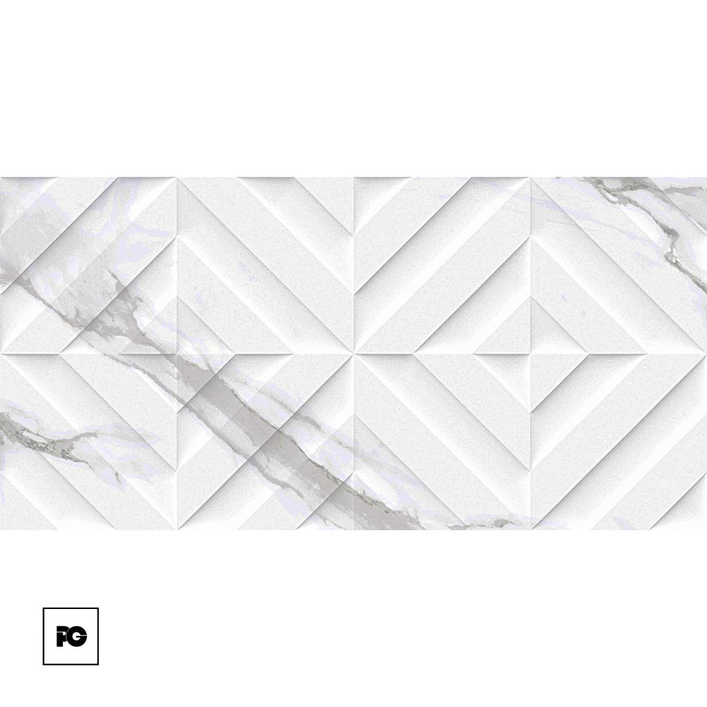 Mosaico cerámico adranos blanco 30 x 60 cm-tiles-ok | Plomería García