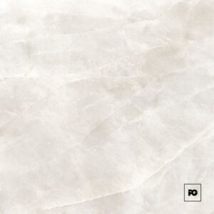 Piso cerámico brillante color beige formato 44x44, modelo Mármol Landa.