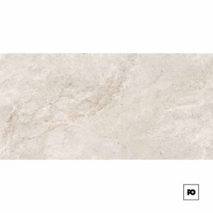 Piso cerámico brillante color beige formato 60x120, modelo Mármol Gro.