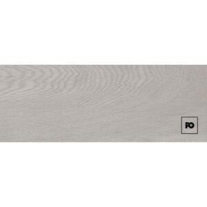Piso cerámico tipo madera color grafito formato 22.3x60, modelo Robur.