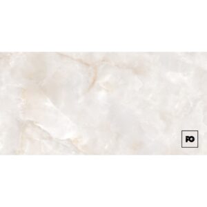 Piso porcelánico Fiore rectificado brillante tipo mármol beige 60x120.