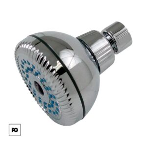 Regadera con sistema limpia sarro, modelo 44-AR.