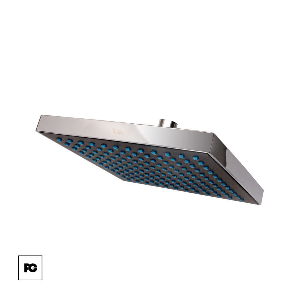 Regadera cuadrada de cromo, modelo 44GP. - Imagen 2