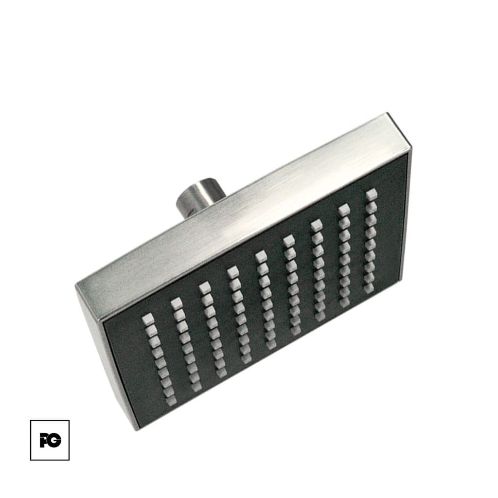 Regadera Grecia satin, modelo 44-GSS.