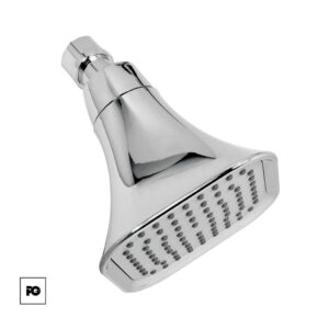 Regadera piramidal de cromo, modelo 44-P.