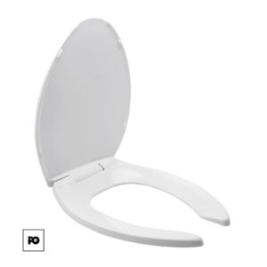 Asiento AT-1 y tapa de cierre lento para sanitario.