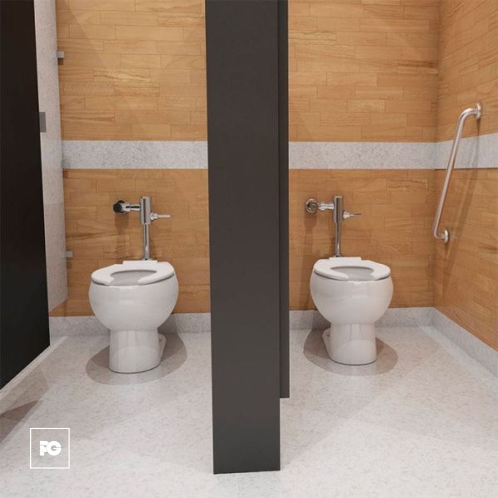 Asiento elongado para taza fluxómetro sin tapa. - Imagen 2