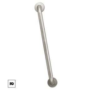Barra recta de seguridad de acero inoxidable.