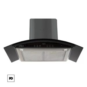 Campana extractora de cocina color negra modelo Mamma Mia