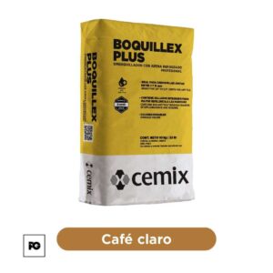 Emboquillador con arena reforzado de 10 kg. color café claro.