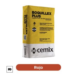 Emboquillador con arena reforzado de 10 kg. color rojo.