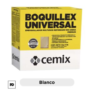 Emboquillador multiusos reforzado de 5 kg. color blanco.