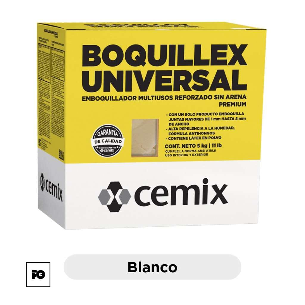 Emboquillador multiusos reforzado de 5 kg. color blanco.