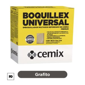 Emboquillador multiusos reforzado de 5 kg. color grafito.