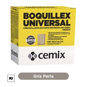 Emboquillador multiusos reforzado de 5 kg. color gris perla.