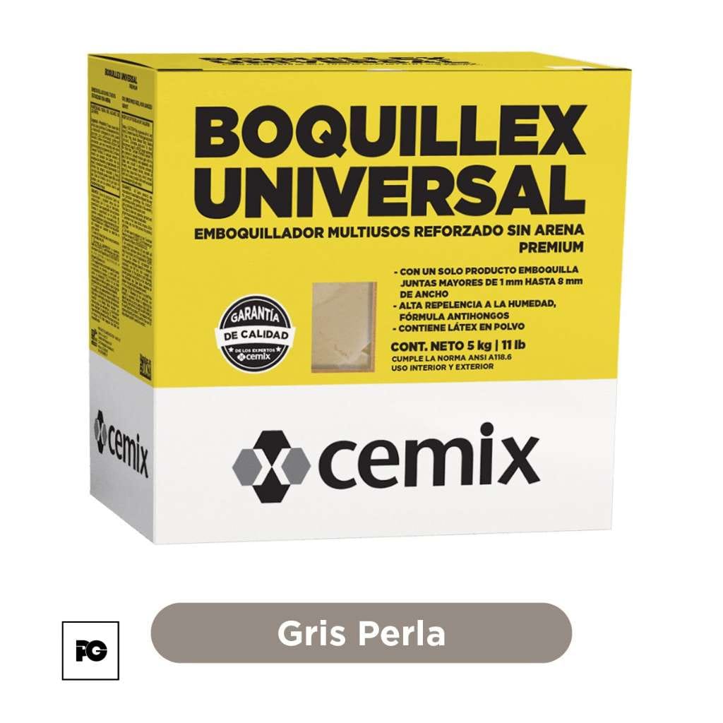 Emboquillador multiusos reforzado de 5 kg. color gris perla.