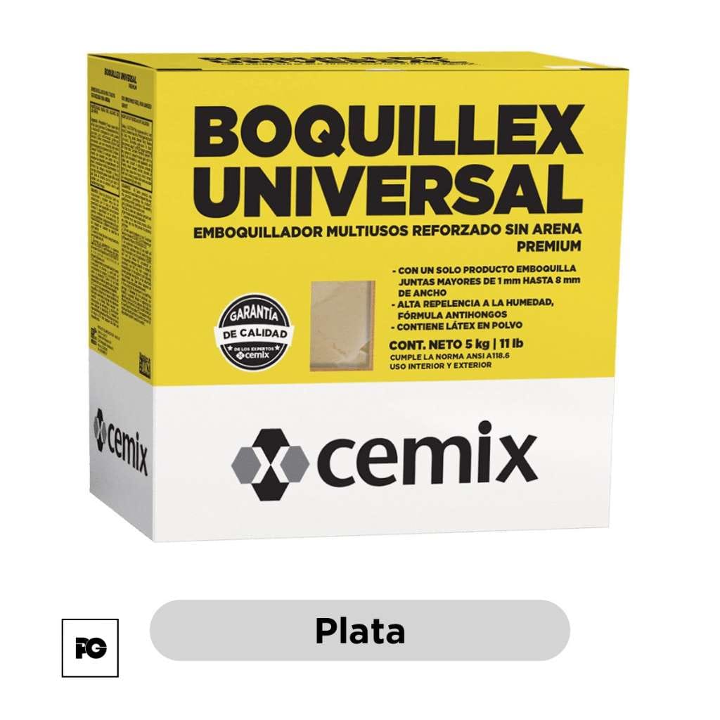 Emboquillador multiusos reforzado de 5 kg. color plata.