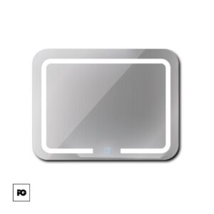 Espejo de luz LED para baño 80x60 modelo Bolonia.
