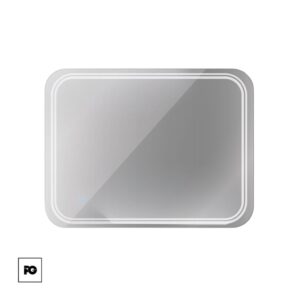 Espejo de luz LED para baño 80x60 modelo Catania.