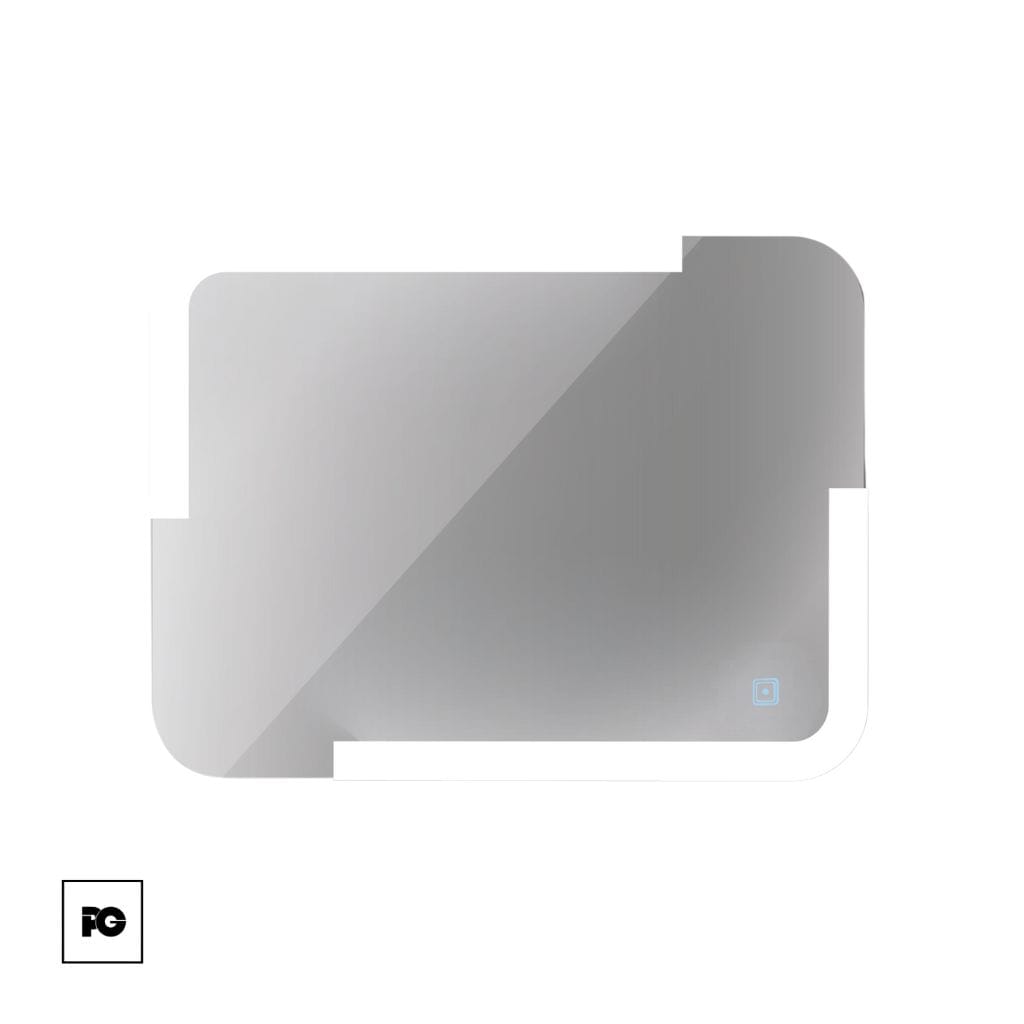 Espejo de luz LED para baño 80x60 modelo Palermo.