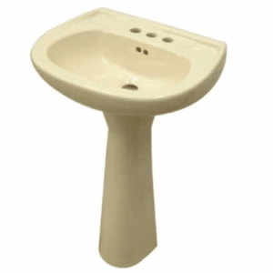 Lavabo y Pedestal Jazmin Marfil