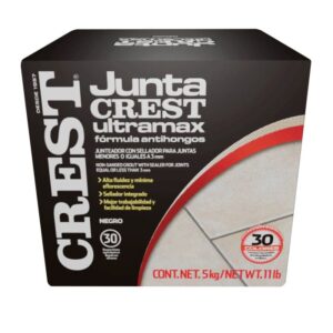 Adhesivo Juntacrest Ultramax Negro 5 kg