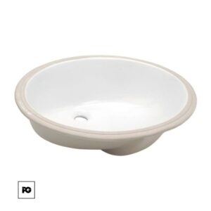 Lavabo de bajo cubierta blanco Lugano.