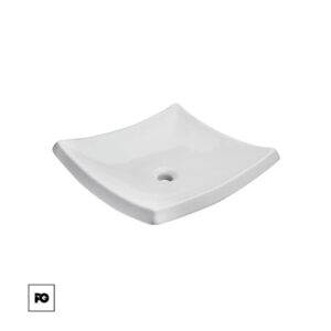 Lavabo de sobreponer blanco Trazzo.
