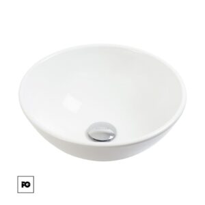 Lavamanos tipo bowl blanco modelo Spazio.