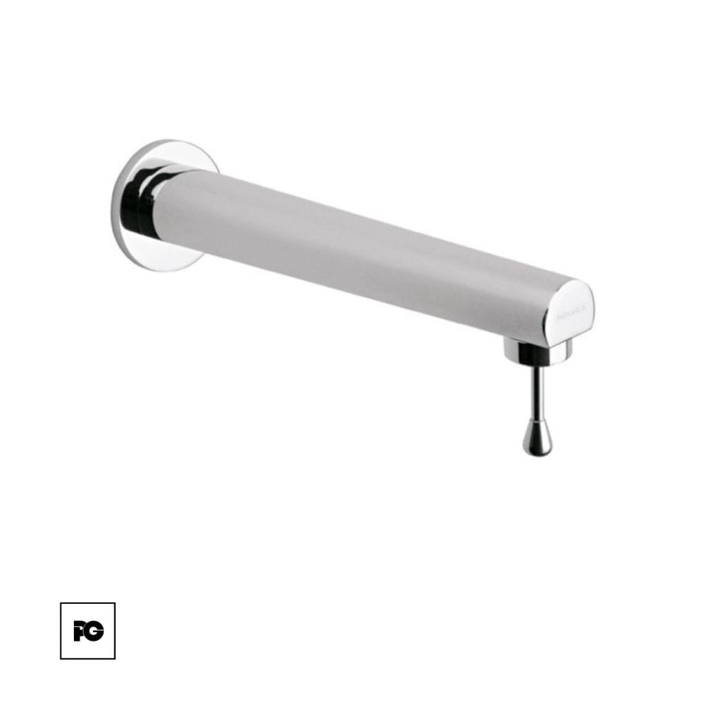 Llave de lavabo economizadora a pared.
