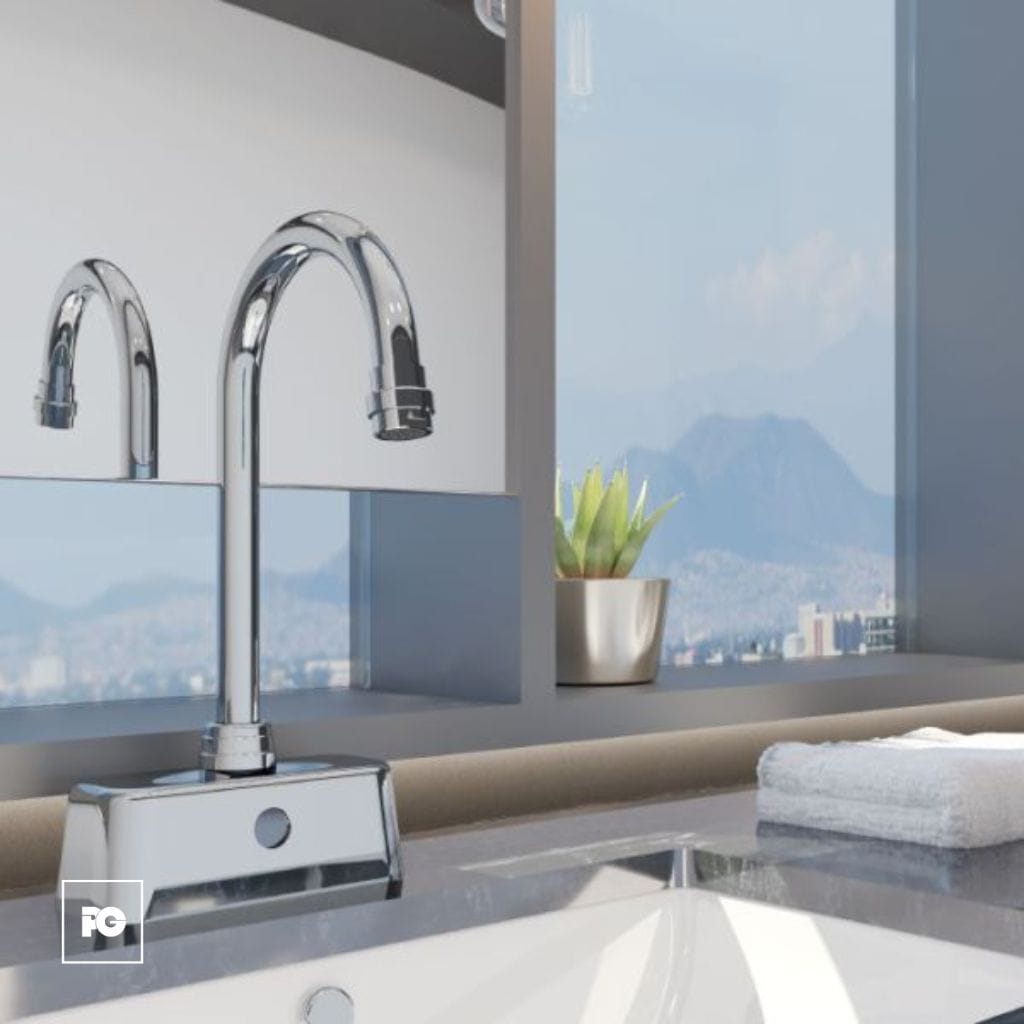 Llave de lavabo electrónica Omega. - Imagen 2