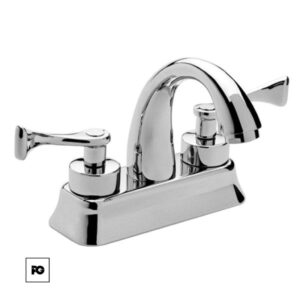 Mezcladora para lavabo con contra de rejilla.