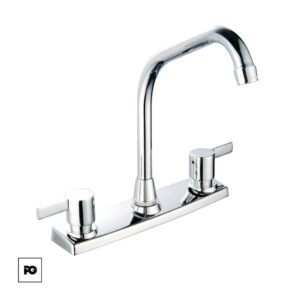 Mezcladora para Cocina Cromada Línea Classic de 8 Pulgadas.