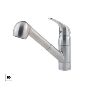 Monomando para Cocina de Acero Inoxidable Serie Primera con Rociador Extraíble.