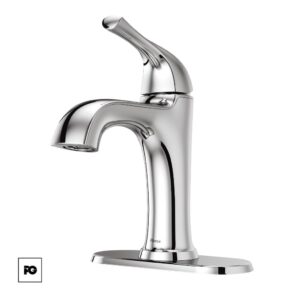 Monomando para lavabo, modelo Ladera cromo.