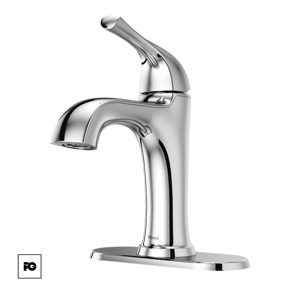 Monomando para lavabo, modelo Ladera cromo.