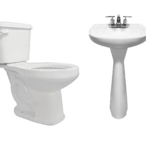 Paquete Lucas WC Corto, Lavabo y Pedestal